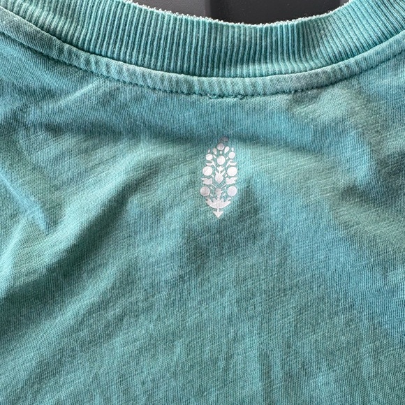 Free People Movement Love Tank Crop Top Turquoise Medium - Picture 9 of 12